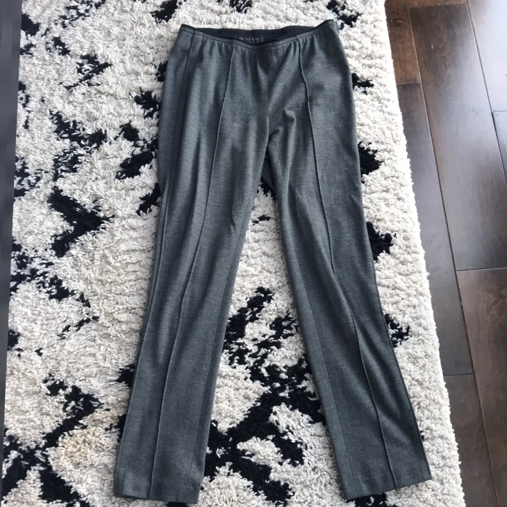 rag & bone Slim Fit Cropped Gray Dress Pants